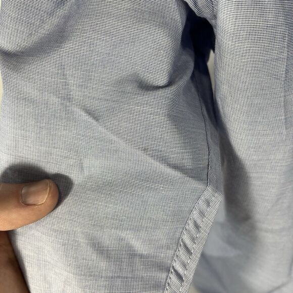 MICHAEL BRANDON BUTTON DOWN SHIRT MENS MEDIUM BLUE LONG SLEEVE COLLARED NWT NEW - Picture 13 of 16